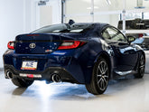 AWE Track Edition Exhaust for Subaru BRZ / Toyota GR86 / Toyota 86 / Scion FR-S - Chrome Silver Tips - Mounted